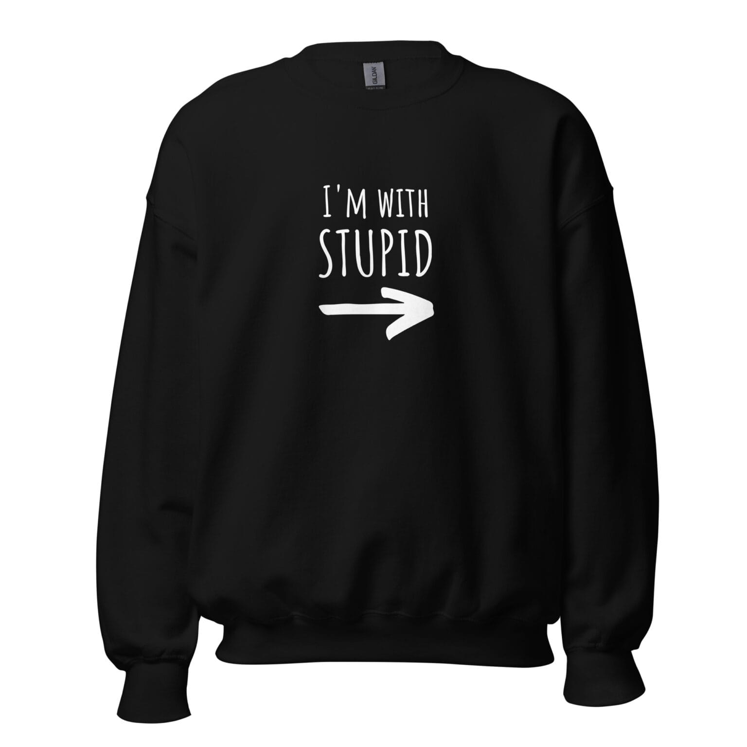 unisex-crew-neck-sweatshirt-black-front-676275fc42e2e