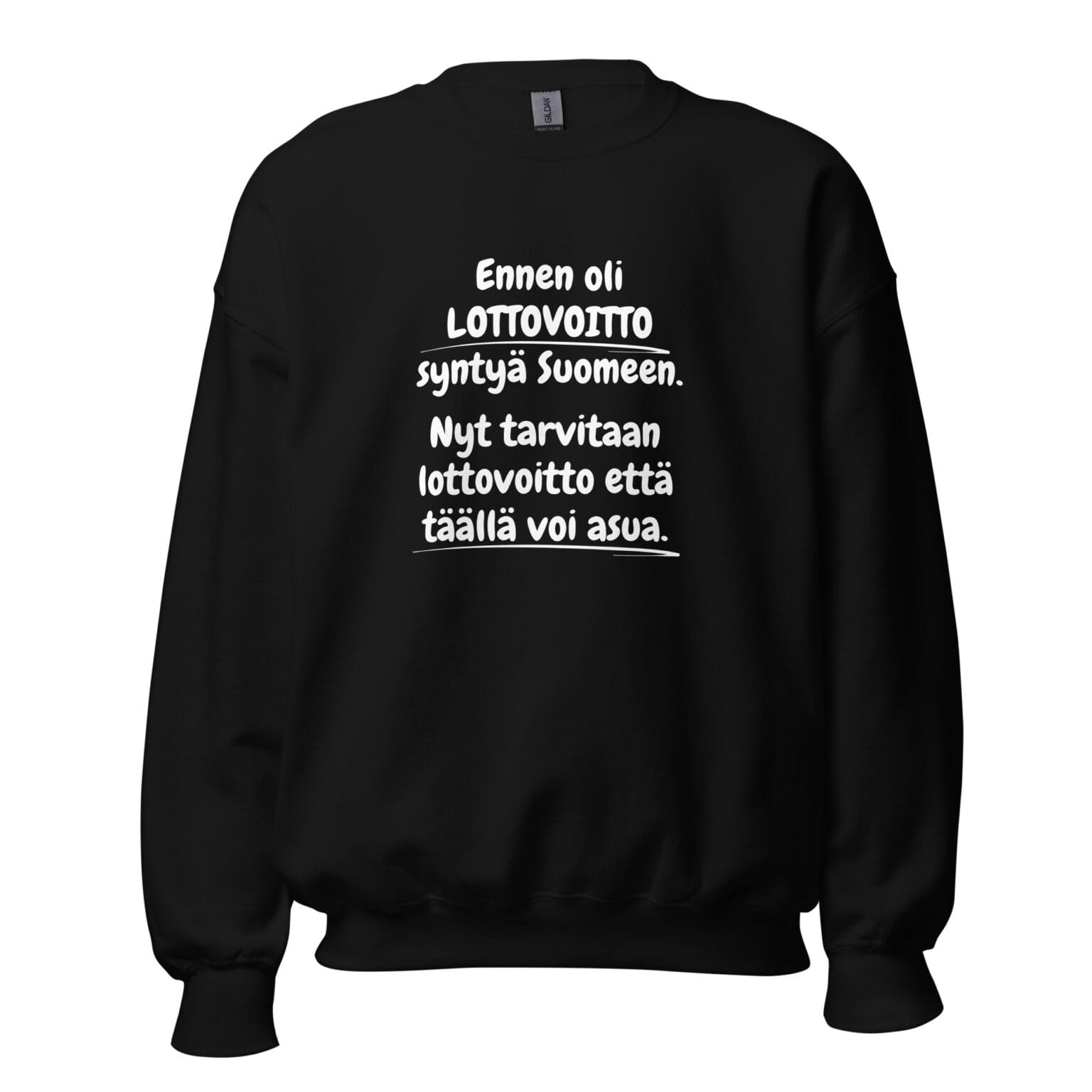 unisex-crew-neck-sweatshirt-black-front-67627c9c417fa