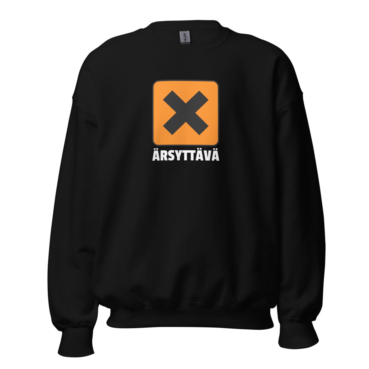 unisex-crew-neck-sweatshirt-black-front-6762a240556dd