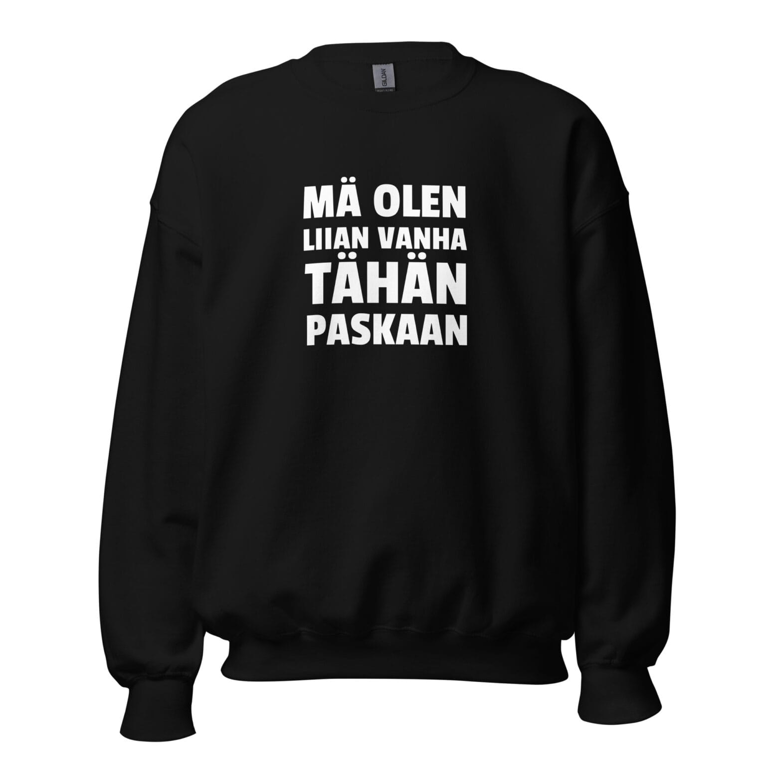 unisex-crew-neck-sweatshirt-black-front-6763cd87261af
